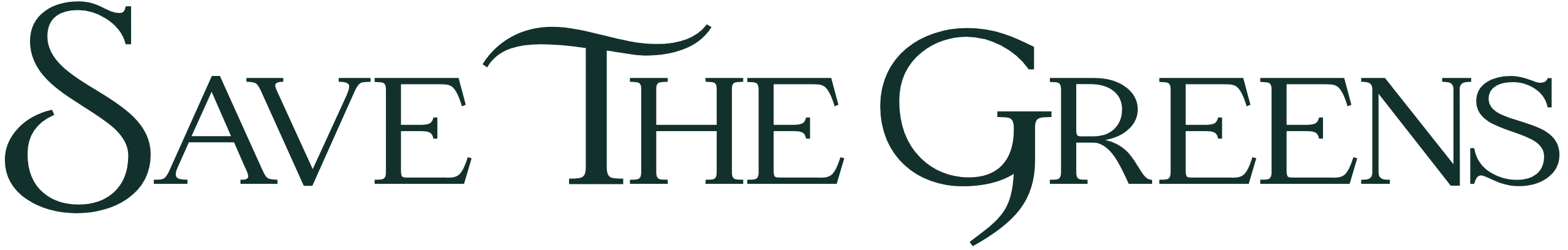 Save The Greens Golf